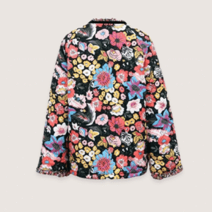 Veste kimono matelassée — Éclat Floral vue 2