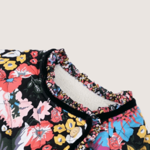 Veste kimono matelassée — Éclat Floral vue 3