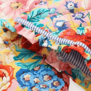 Veste kimono matelassée — Explosion Florale vue 4
