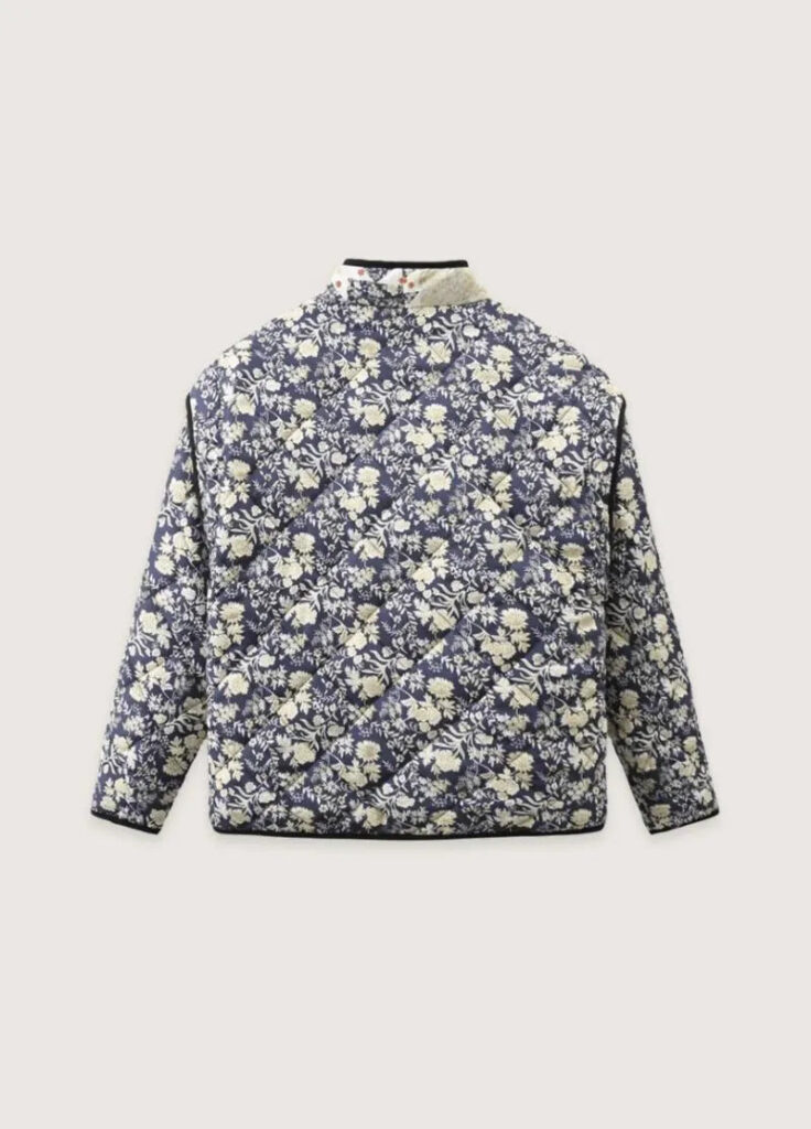 Veste kimono matelassée patchwork — Sorairo