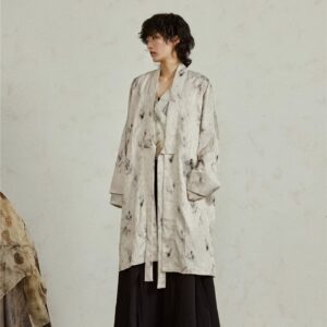 Veste kimono mi-longue — Kōri vue 5