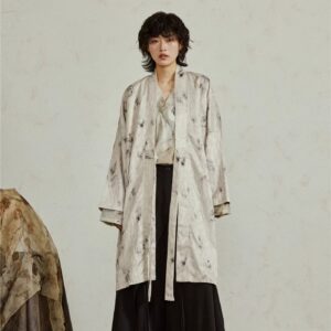 Veste kimono mi-longue — Kōri vue 4