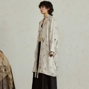 Veste kimono mi-longue — Kōri vue 3