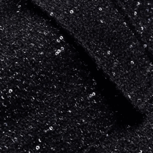 Veste kimono noir à paillettes — Hoshi vue 5