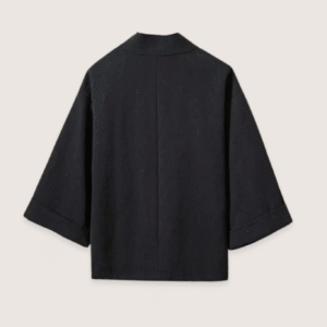 Veste kimono noir — Hanfu vue 2