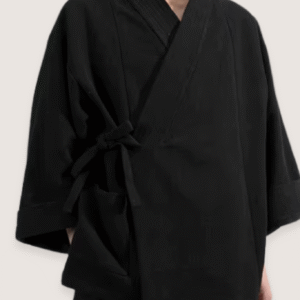 Veste kimono noir — Hanfu