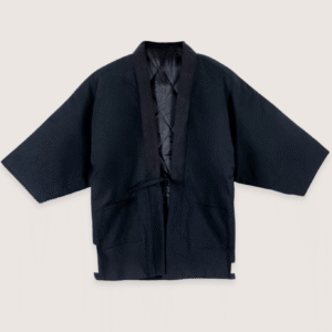 Veste kimono noir — Carpe Koï Nipponne vue 2