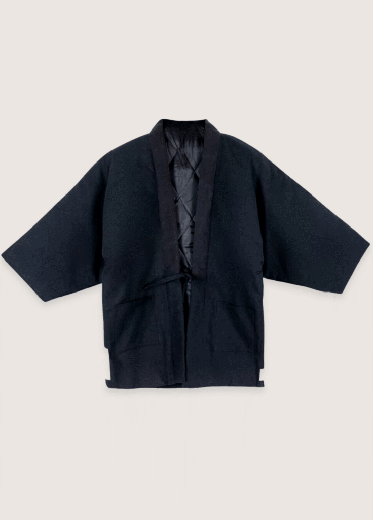 Veste kimono noir — Carpe Koï Nipponne