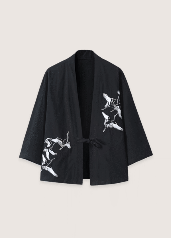Veste kimono noire — Kaze