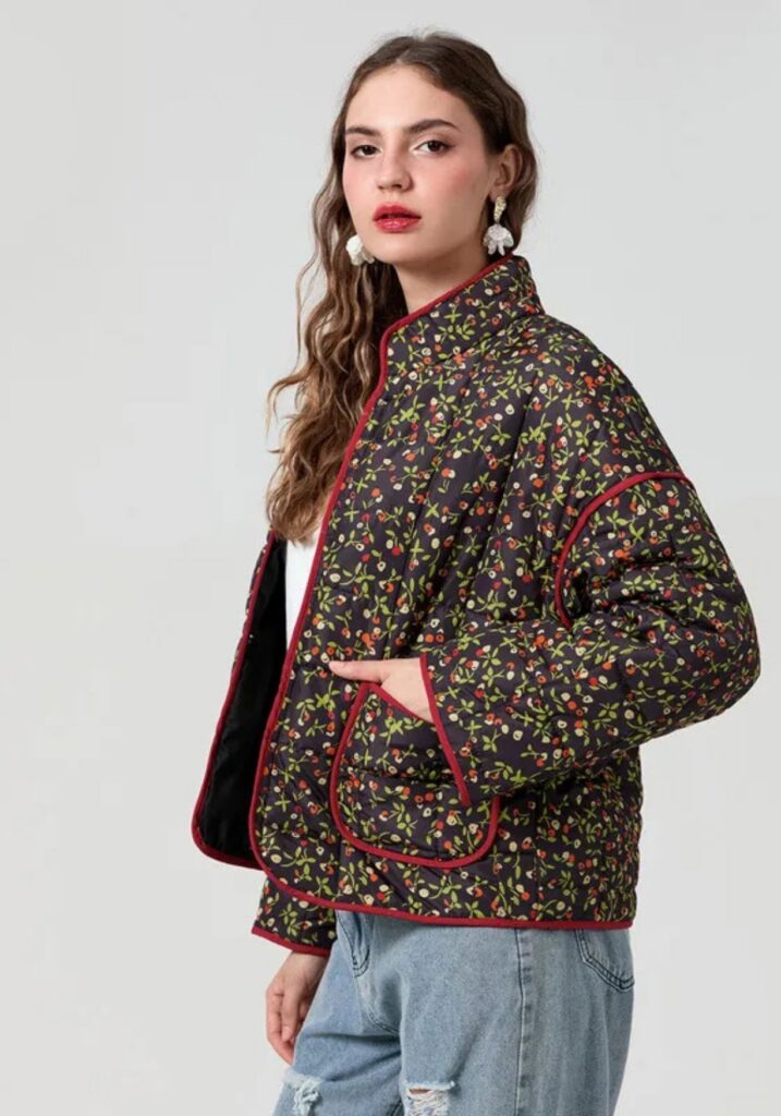 Veste kimono noire — Manon