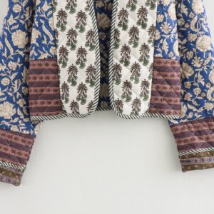 Veste kimono patchwork — Nila vue 4