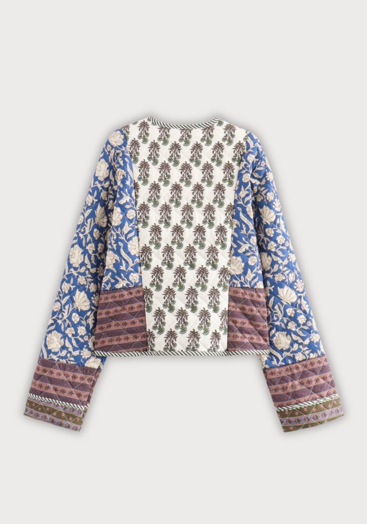 Veste kimono patchwork — Nila