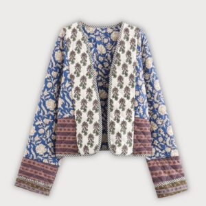 Veste kimono patchwork — Nila