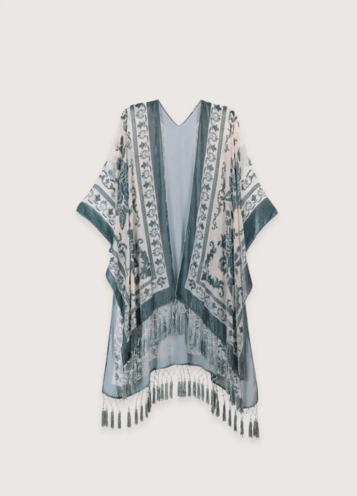 Veste kimono plage style poncho — Shiranui