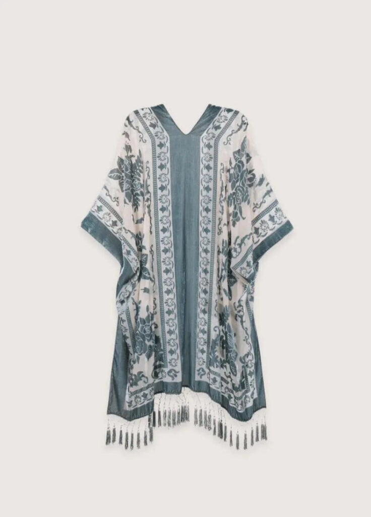Veste kimono plage style poncho — Shiranui