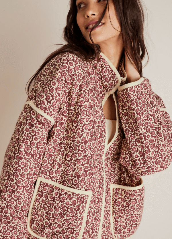 Veste kimono rose — Hana