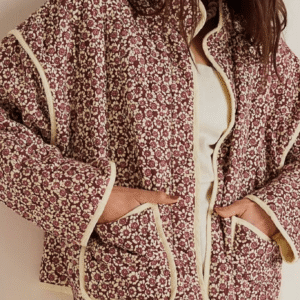 Veste kimono rose — Hana vue 5
