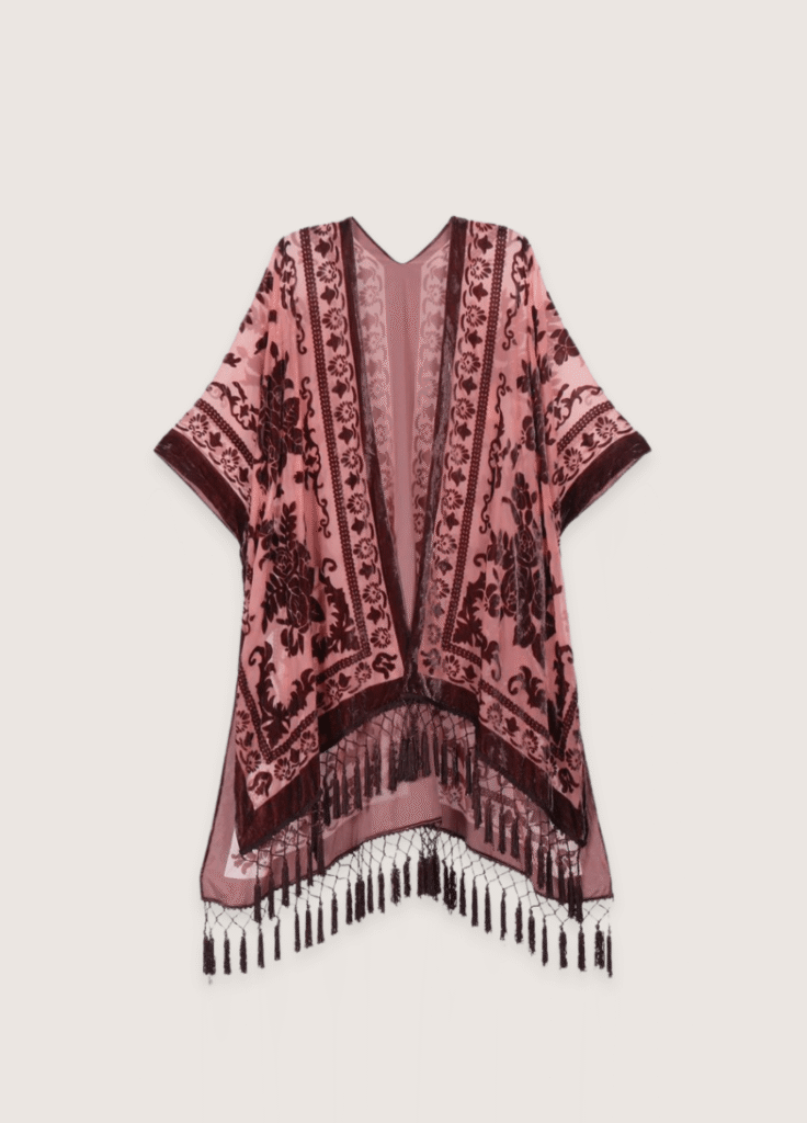 Veste kimono rose pâle — Kuro