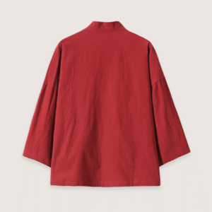 Veste kimono rouge — Kaze vue 2