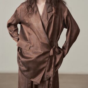 Veste kimono satinée — Hazuki vue 4