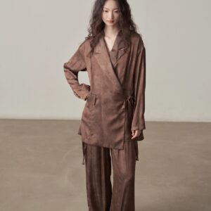 Veste kimono satinée — Hazuki